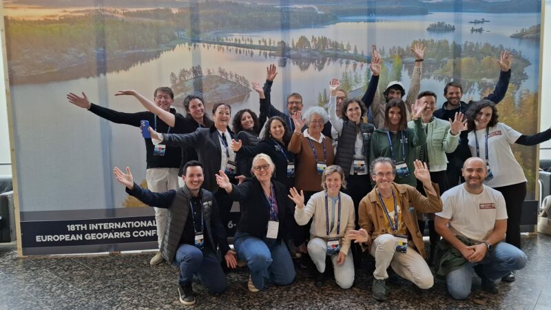 Les Géoparcs français à la 18e conférence européenne des Géoparcs UNESCO à Saimaa